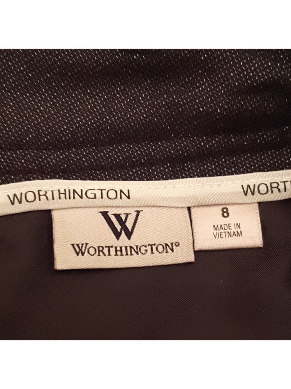 Worthingtonāmetallic blackĀ skirt - Picture 9 of 13